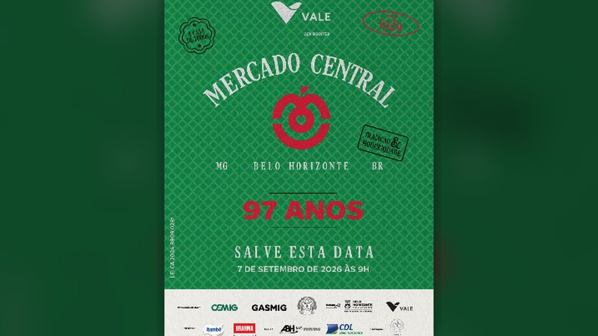 Mercado Central de BH faz 97 anos com festa gratuita e música
