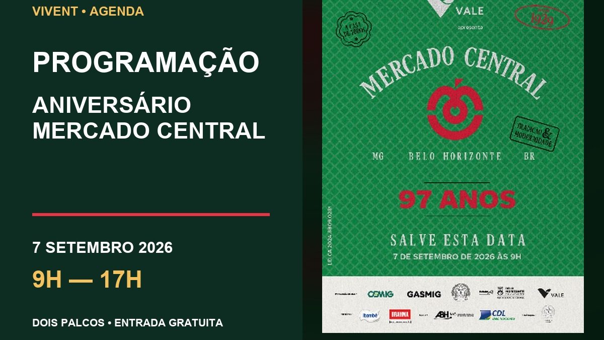 Programação do aniversário do Mercado Central: veja os horários
